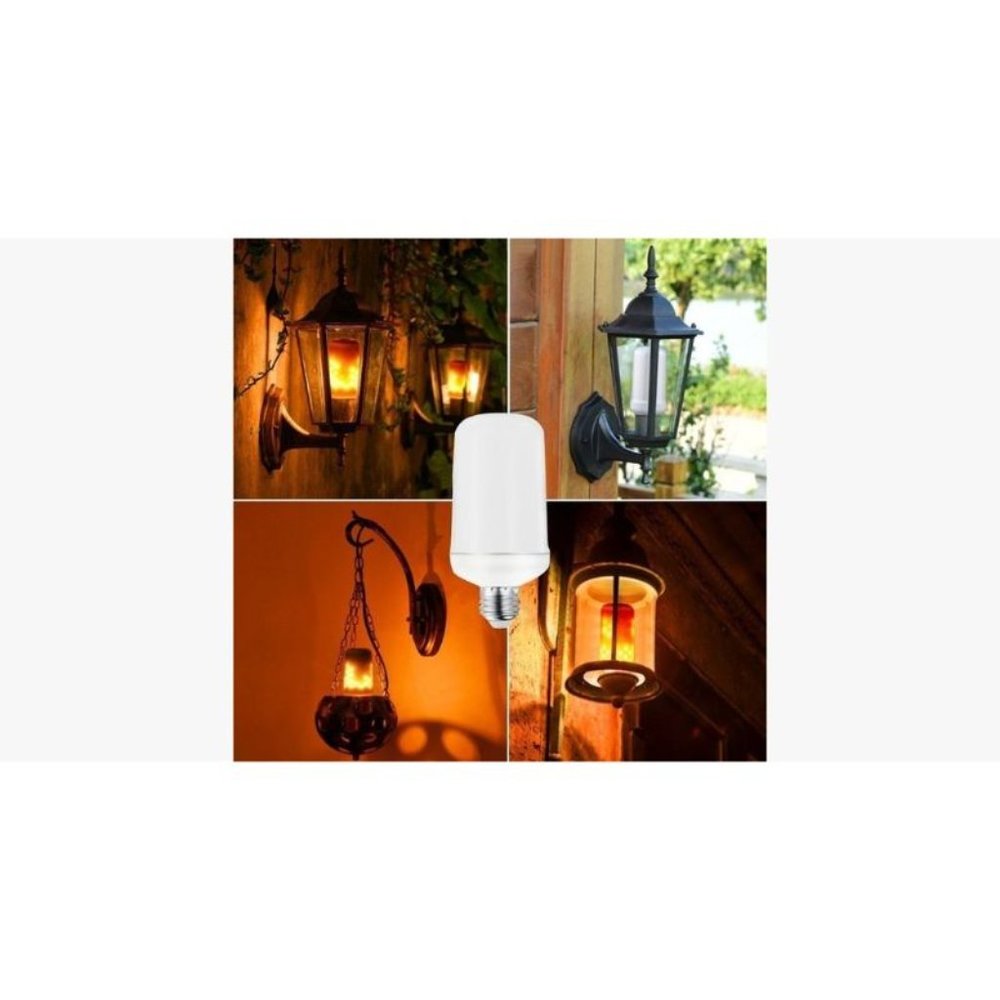 LED Flame Effect Fire Light Bulbs - Picture 2 of 4
